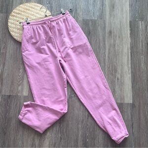 Meshki bubblegum‎ pink joggers sweatpants